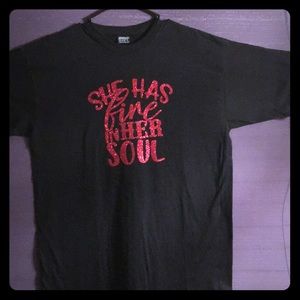 She Has Fire in Her Soul 100%cotton